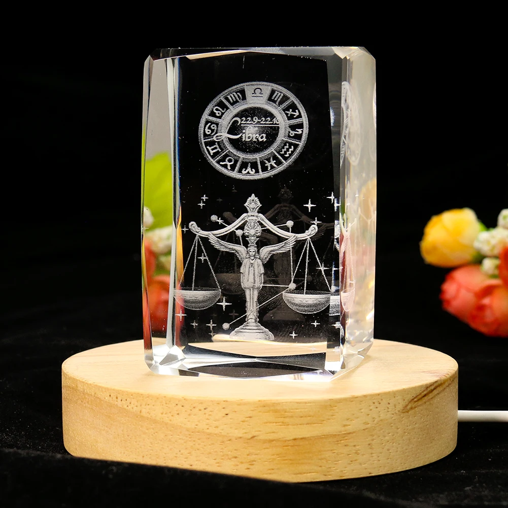 Gravure Laser 80mm, signes du  - Paper Weight Crystal avis et prix