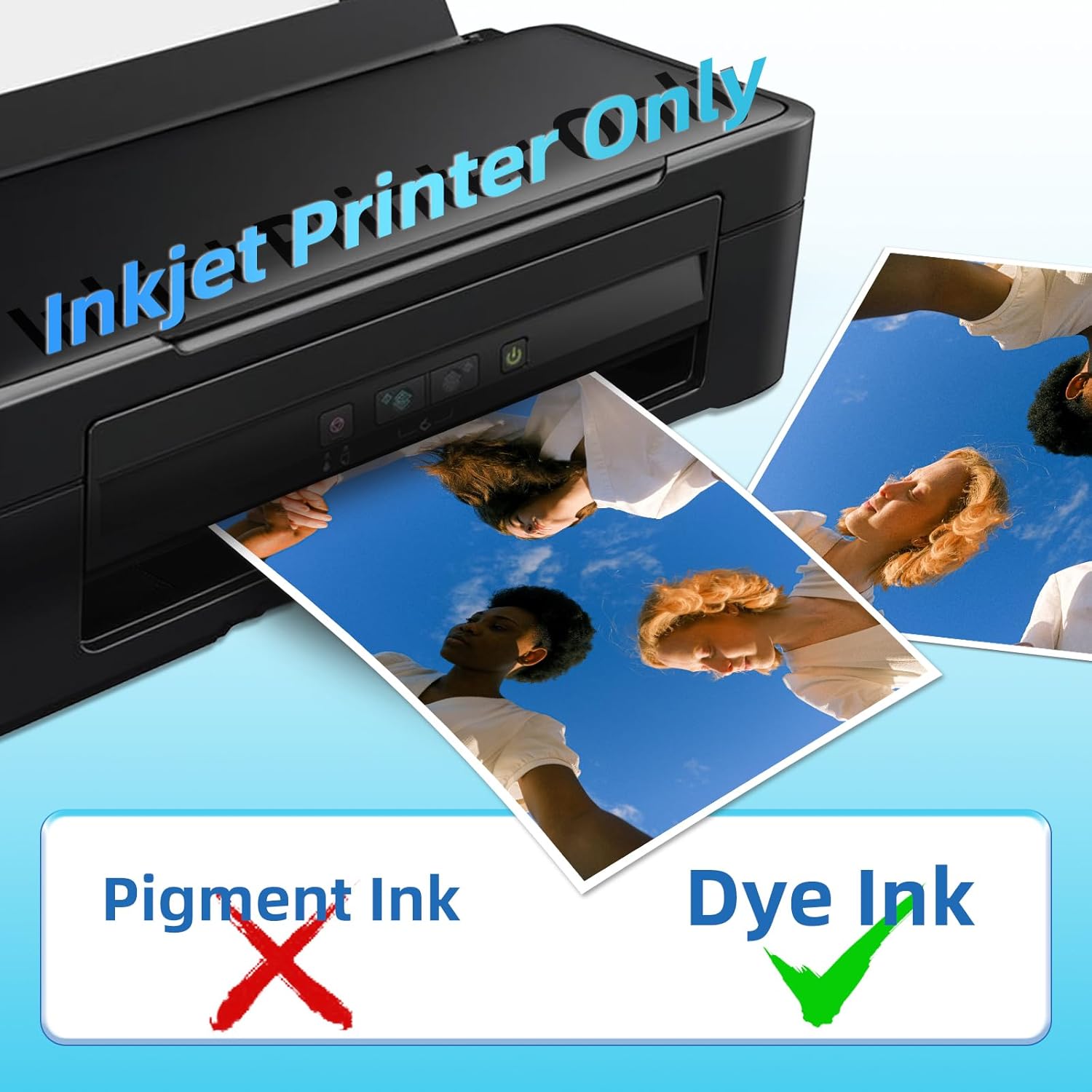 Papier photo adhésif brillant  - Ink Blotter Paper avis et prix