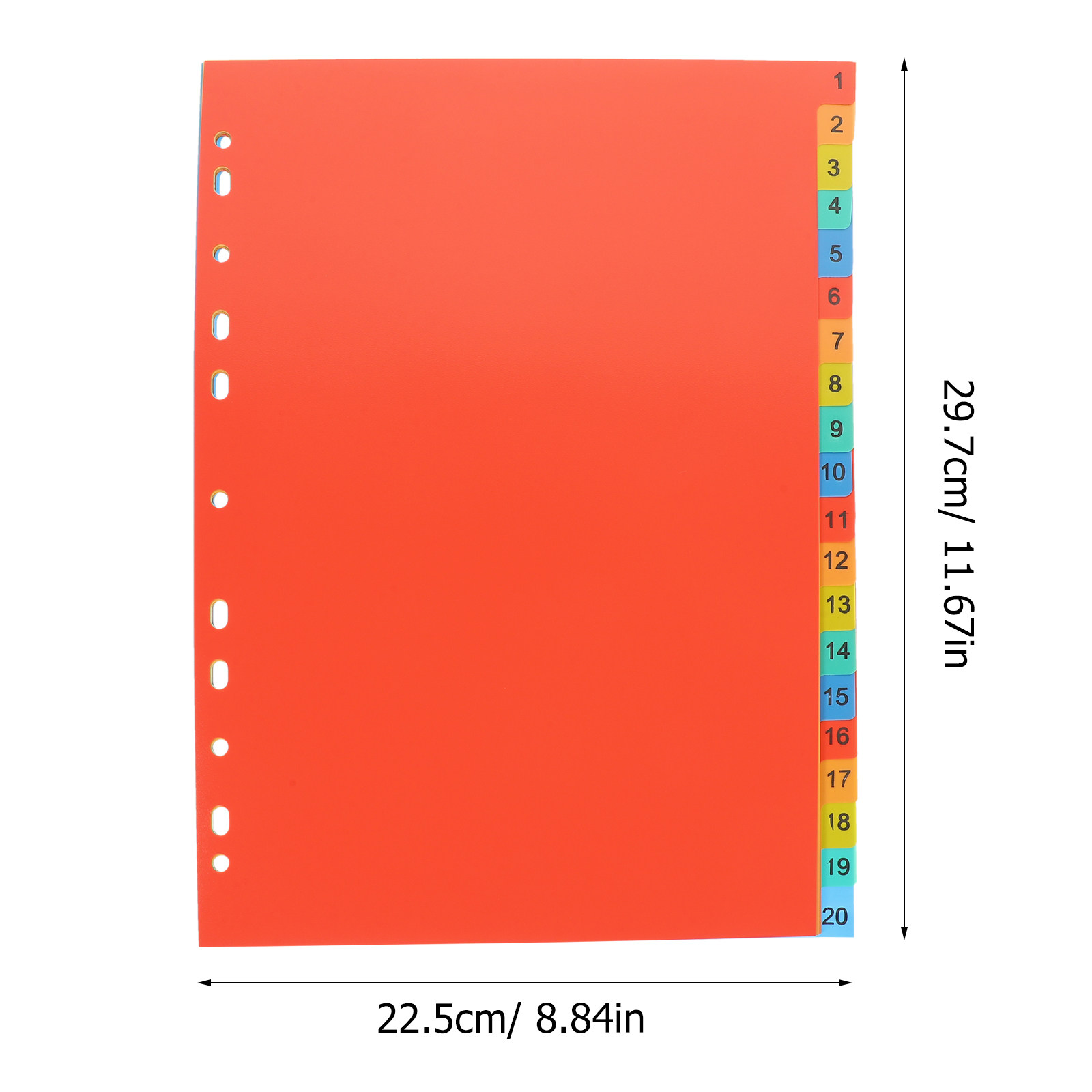 20 Feuilles de Diviseurs d'Ind - Tab Divider A4 avis et prix
